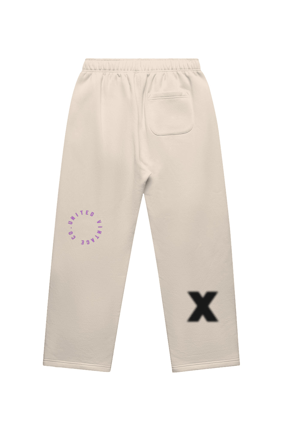United Vintage Premium Relaxed Cuffless Sweats in Stone