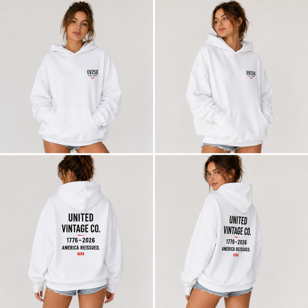America, Reissued | Oversized heavyweight hoodie