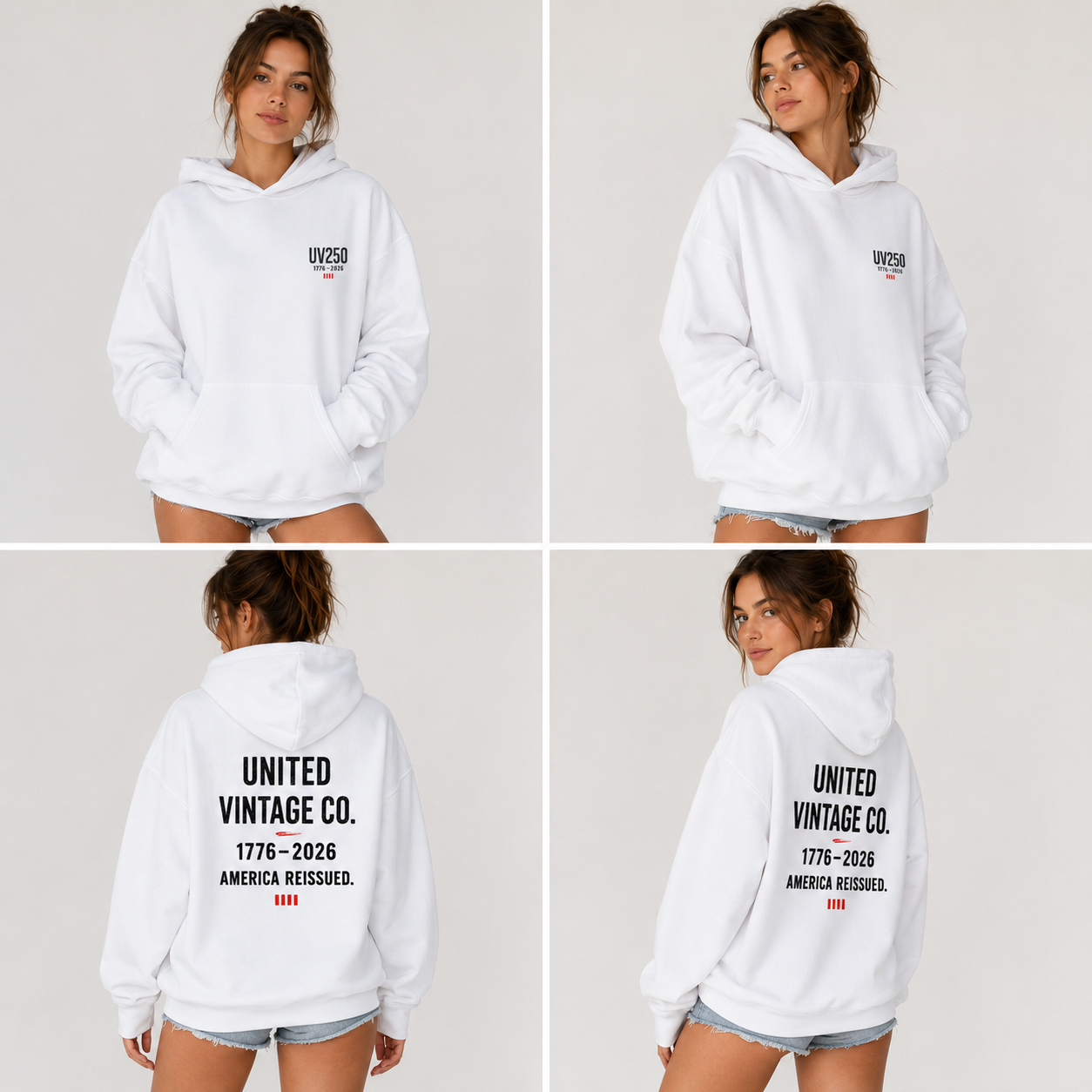 America, Reissued | Oversized heavyweight hoodie